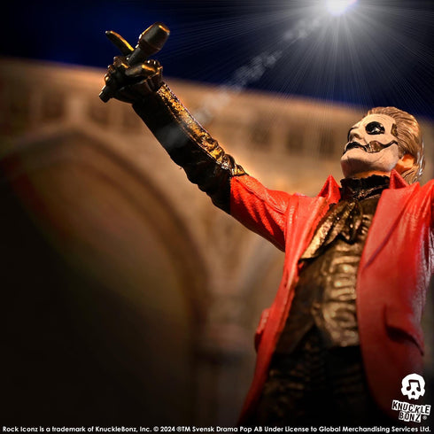 Knucklebonz Ghost Rock Iconz Papa Emeritus IV Statue